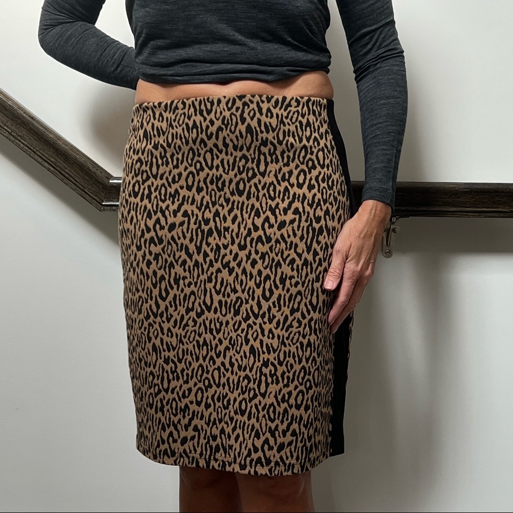 Joseph Ribkoff Leopard Print Skirt